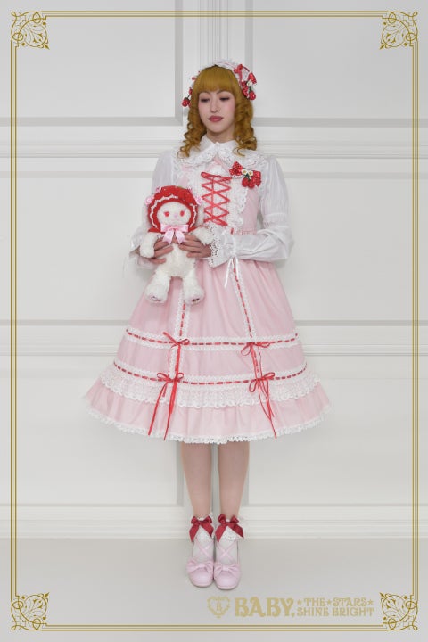 Strawberry Amigurumi Babydoll JSK & Headdress Set (PARCO exclusive