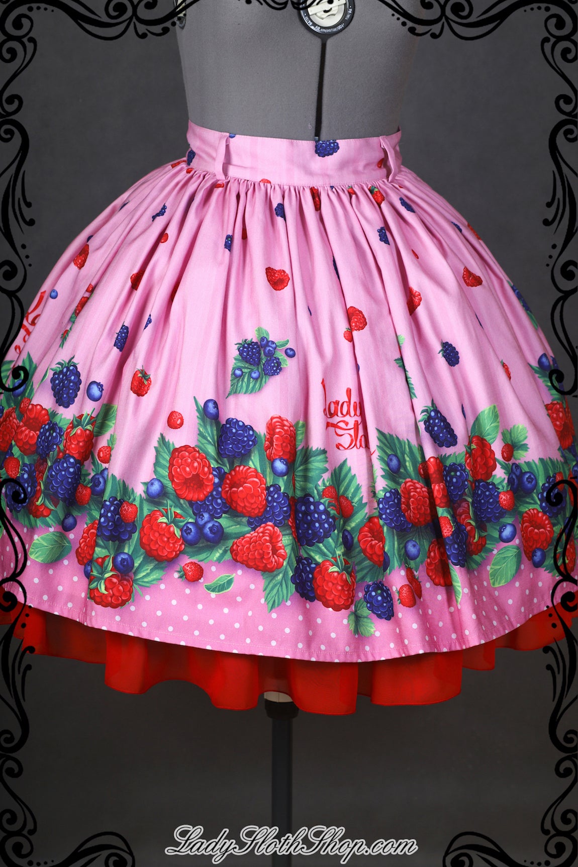 Verrry Berry Picnic Skirt (2022) by Lady Sloth