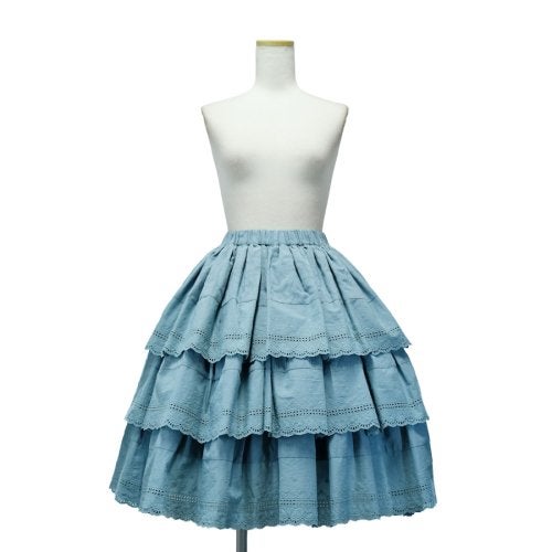 スカート Thevirgins flower cotton lace skirt Flower Bouquet Lace Skirt by Sheglit