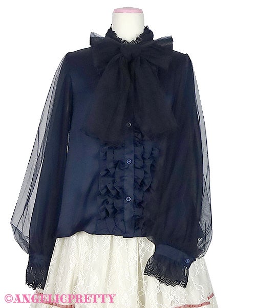 Nebula Ribbon Blouse by Angelic Pretty
