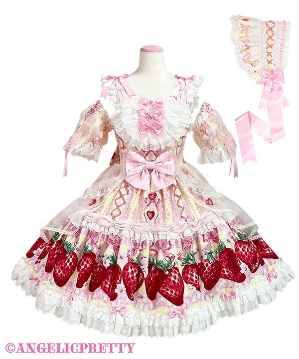 Decoration Strawberry JSK Set by Angelic Pretty
