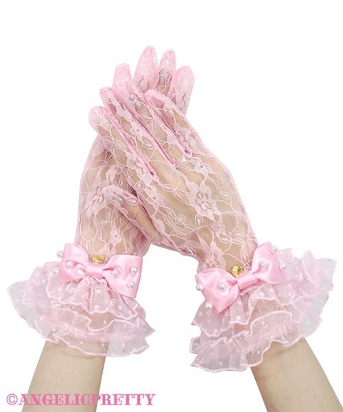 Angelic Pretty チュールレース手袋 Tulle Frill Lace Gloves by Angelic Pretty