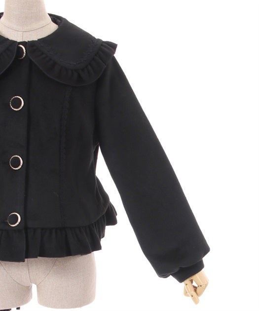 Kawaii - Back Frill Short Coat by Axes Femme