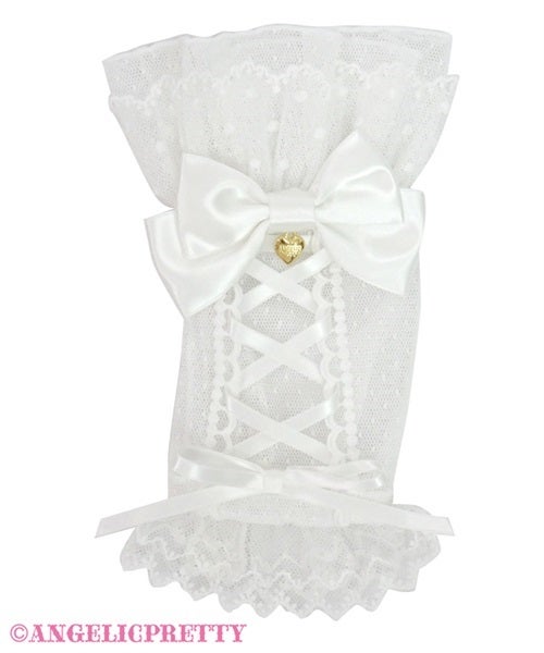 angelic pretty お袖とめ レースアップDollアームウォーマー Lace-up Doll Arm Warmers by Angelic Pretty