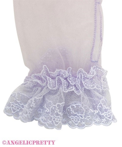 Decoration Tulle Arm Warmers by Angelic Pretty