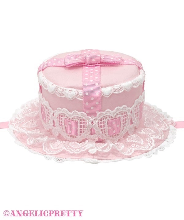 Angelic Pretty Airy HeartプレゼントリボンミニHat Airy Heart Gift Ribbon Mini Hat by Angelic Pretty