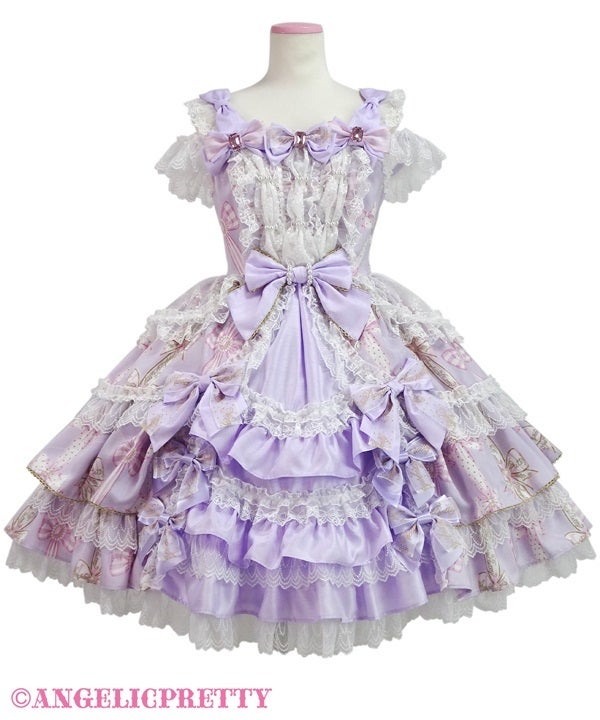 レア Jewelry Ribbon Princess Dress 3点セット Jewelry Ribbon Princess Dress by Angelic Pretty