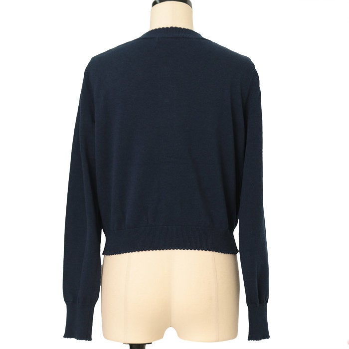 Logo Embroidery Cardigan by Moi-même-Moitié