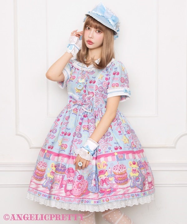 Angelic Pretty ドーナツ ダイナー OP サックス ロリィタ Toy's Donut Diner OP by Angelic Pretty