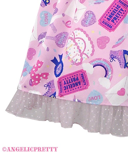 Girly Sticker Cutsew OP by Angelic Pretty