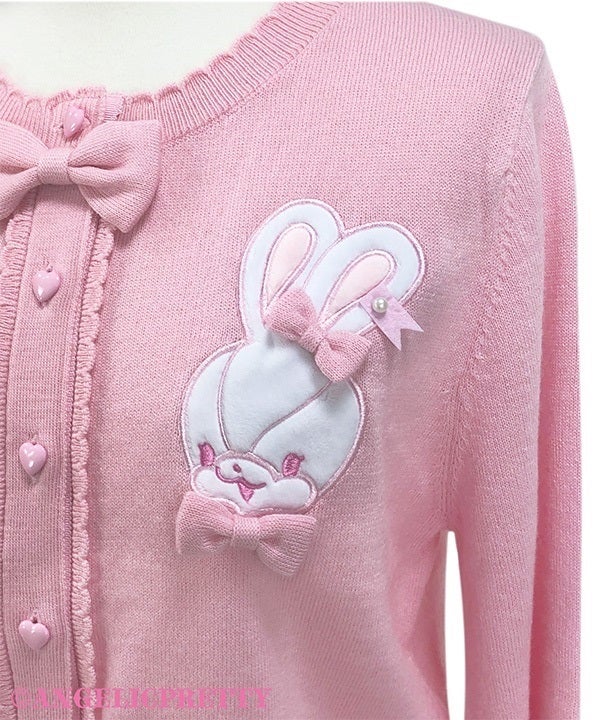 Lyrical Bunny Knit Cardigan by Angelic Pretty