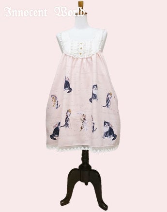Antique Cat A Line JSK by Innocent World