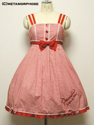 . Crown Label スイーツ柄 JSK カチューシャ CL / Crown Label JSK Set by Metamorphose Temps de Fille