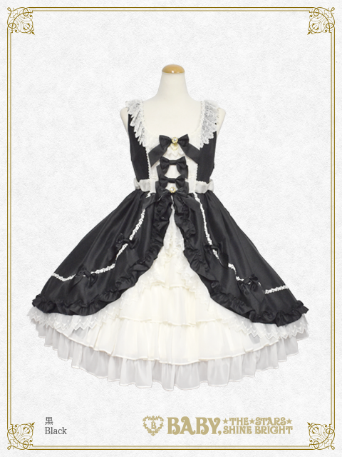 BABY THE STARS Princess Manonジャンパースカート 白 Princess Manon JSK by Baby, the Stars Shine Bright