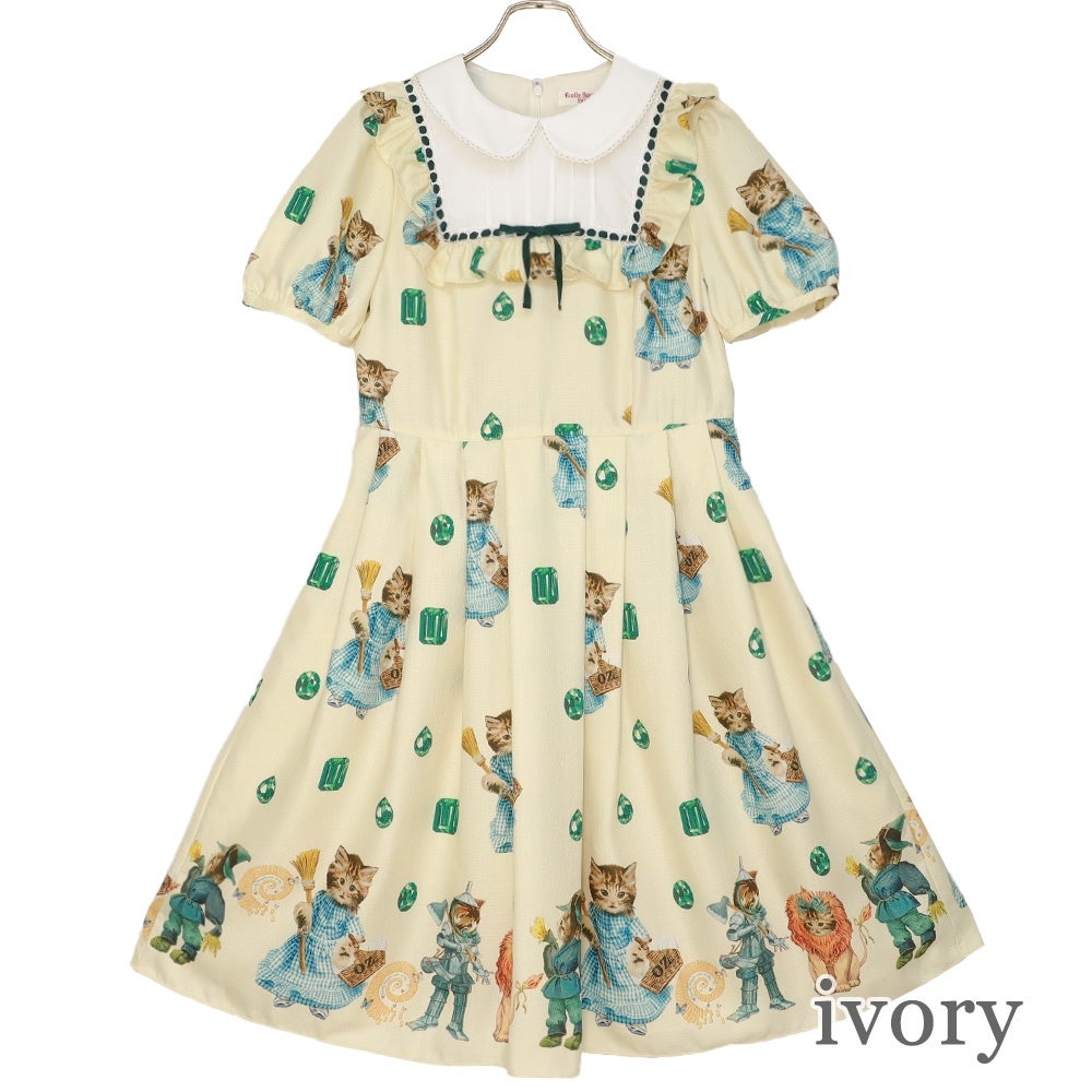 Oz Cats Yoke Frill OP by Emily Temple Cute