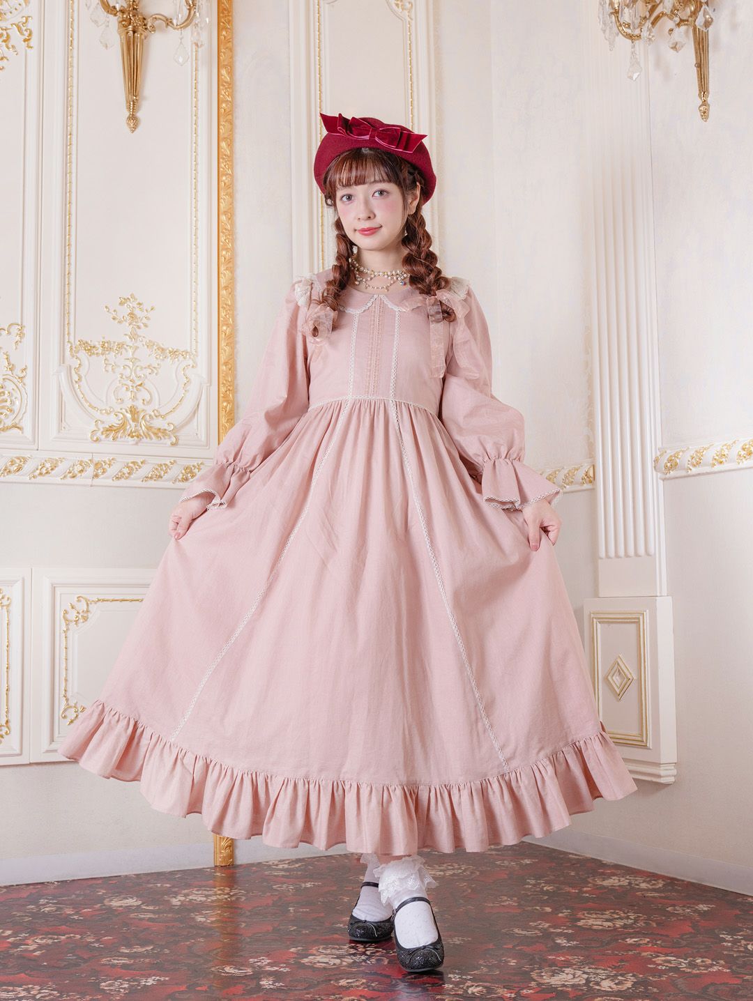 Maria Pipi ~ Cotton Lace OP by Indie Brand