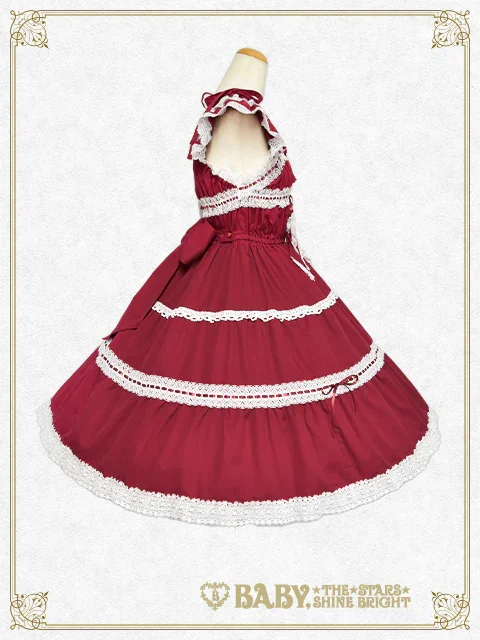 Innocent Ribbon Frill Shirring JSK by Baby, the Stars Shine Bright