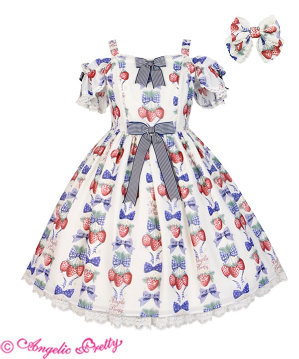 ワンピース AngelicPretty Strawberry Doll JSK Strawberry Doll JSK Set by Angelic Pretty