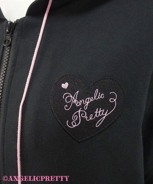 Heart Patch Bunny Parka by Angelic Pretty