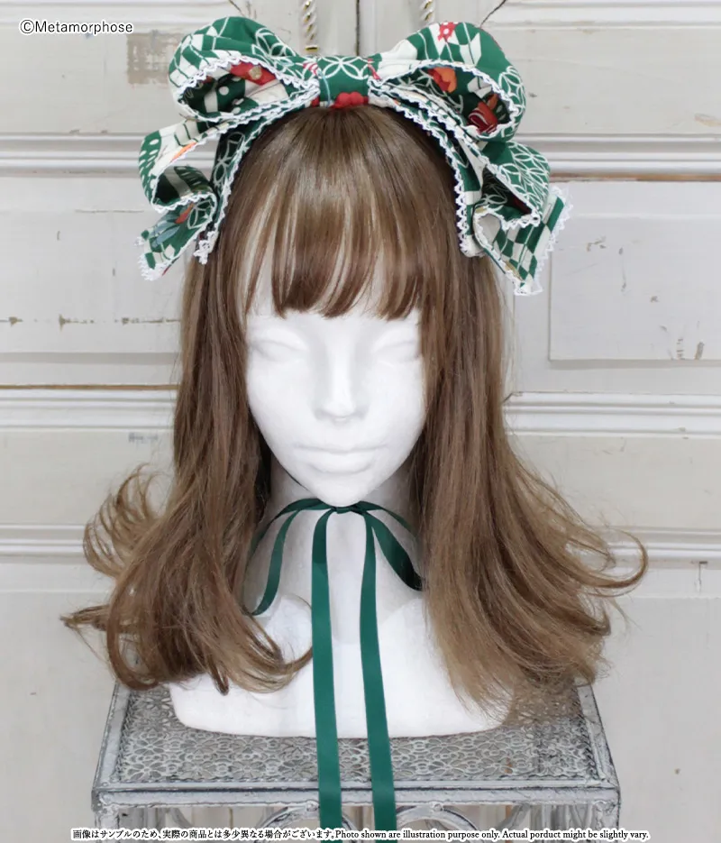Romantic Camellia Bow Headdress by Metamorphose Temps de Fille