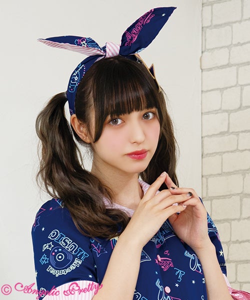 Neon Star Diner Headband by Angelic Pretty