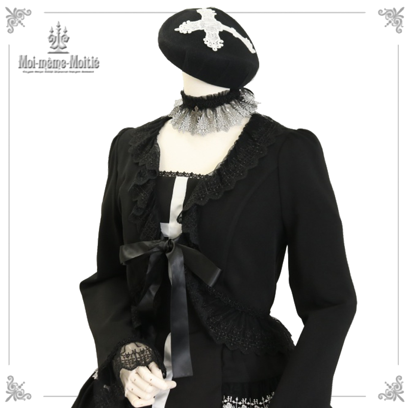 Cross Arch Lace Cutsew Bolero by Moi-même-Moitié