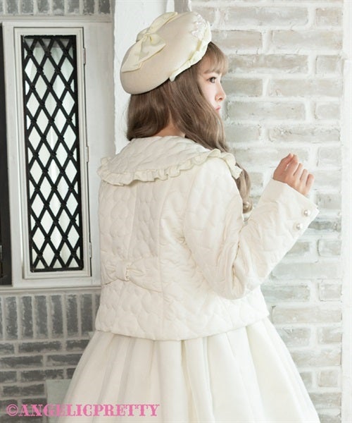 Fluffy Heart Short Coat by Angelic Pretty