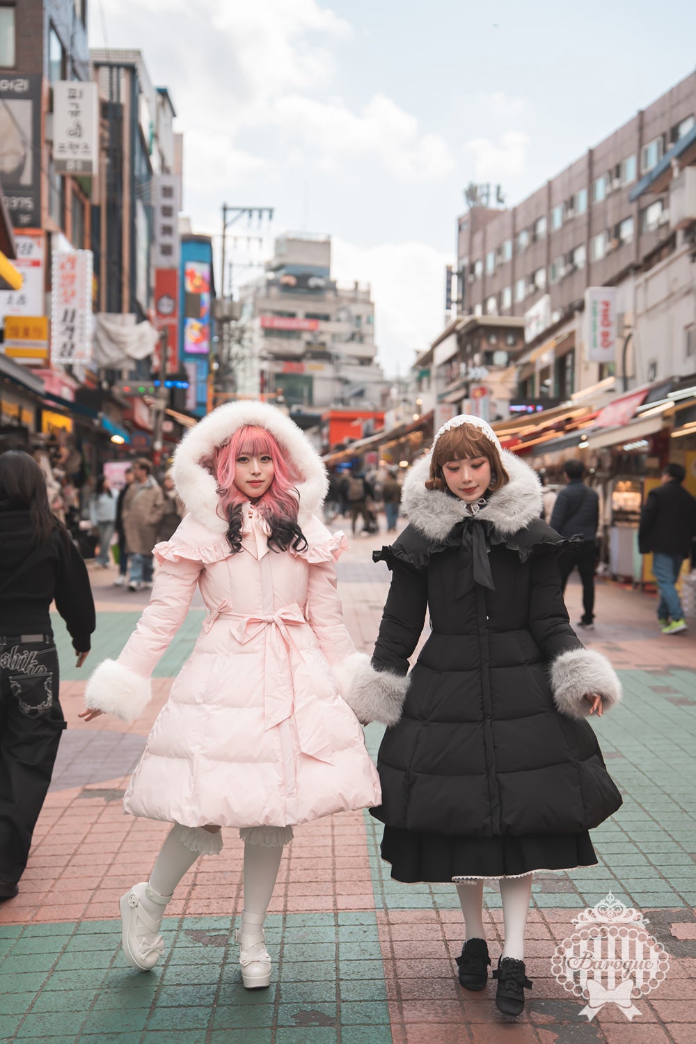Baroque ~ Marshmallow Puff Frill Coat by Indie Brand