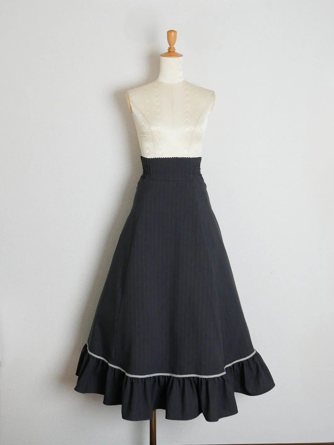 Knights Never Ruffle Ribbon Skirt by Victorian Maiden