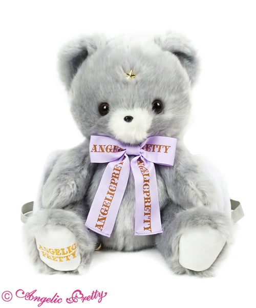 Angelic Pretty Milkyベアー ぬいぐるみリュック ラベンダー Milky Bear Plush Backpack (June 2020) by Angelic Pretty
