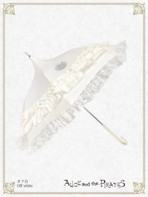 Alice and the Pirates 初期パゴダ傘　オフホワイト A/P Merry Pagoda Umbrella (2025) by Alice and the Pirates