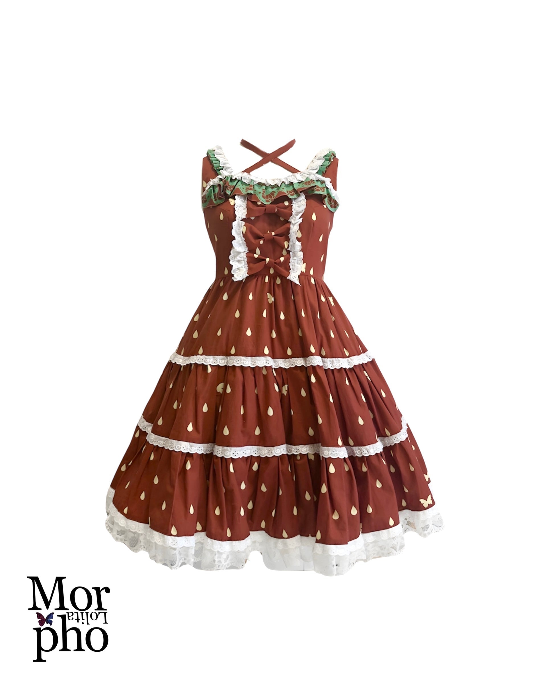 Morpho ~ Berry Berry Strawberry Doll JSK by Indie Brand