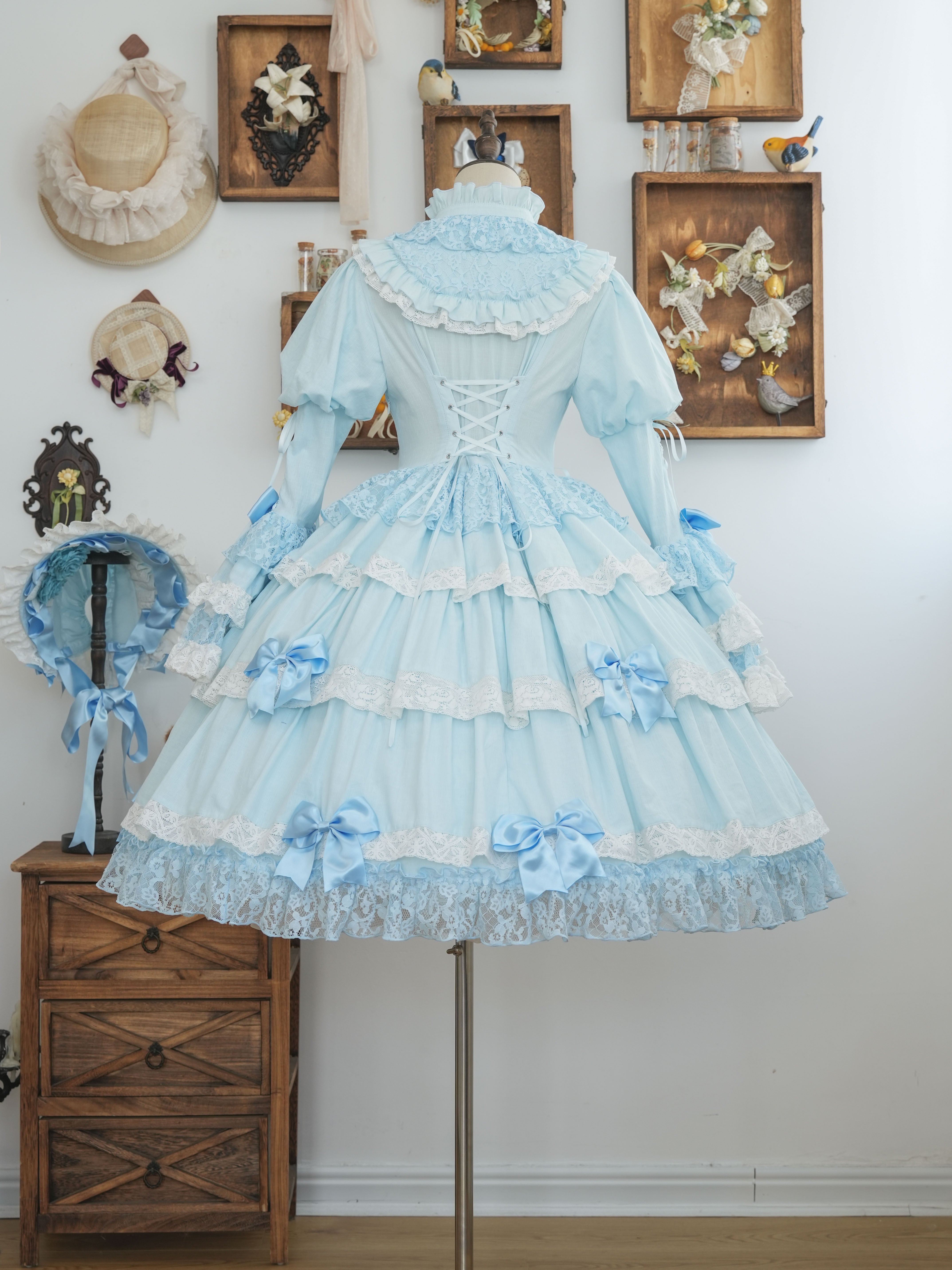 shiori様 ワンピース 0アイボリー Hoshibako Works ~ Charlotte Decorative OP by Chinese Indie Brand