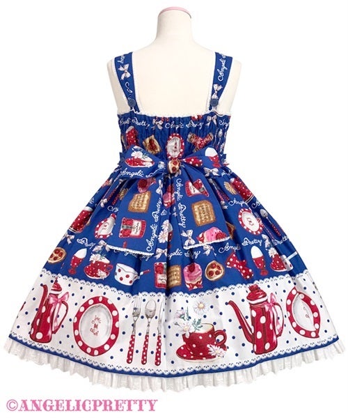 Angelic Pretty French Cafe JSK ジャンパースカート Angelic Pretty French Cafe JSK ジャンパースカート French Café