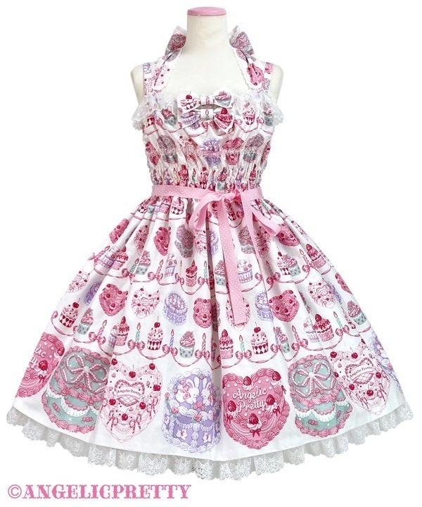 Happy Cakes Shirring JSK (2026) by Angelic Pretty