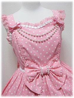 Polka Dot Milky-chan Applique JSK by Angelic Pretty