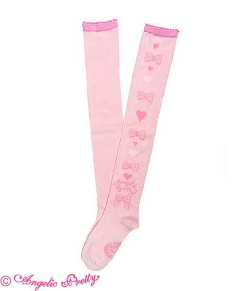 angelic pretty トッピングハート　オーバーニー Topping Heart OTKs by Angelic Pretty