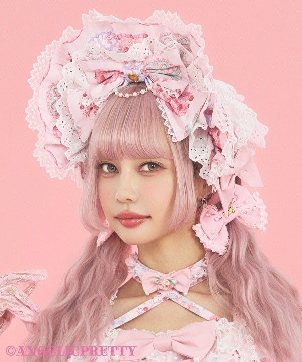Happy Cakes Half Bonnet (2026) by Angelic Pretty