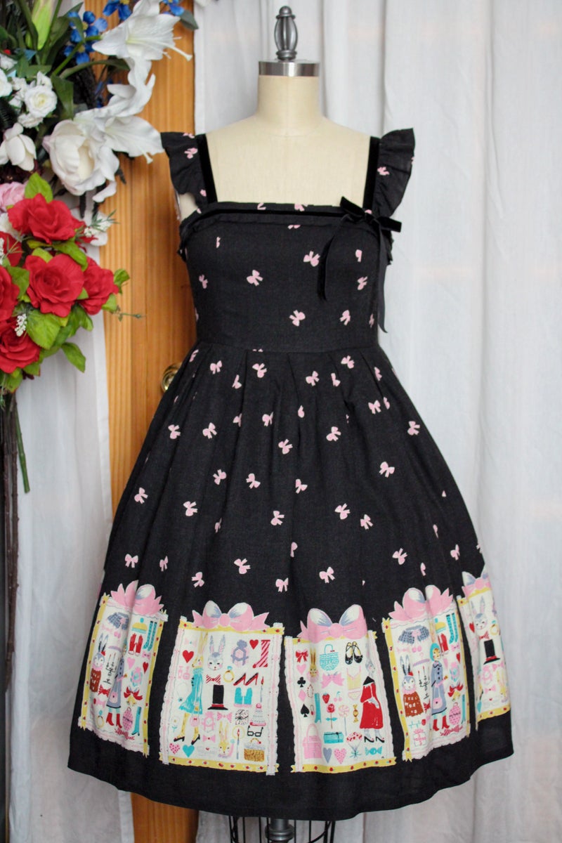 Ribbon and Rabbit Print JSK by Emily Temple Cute