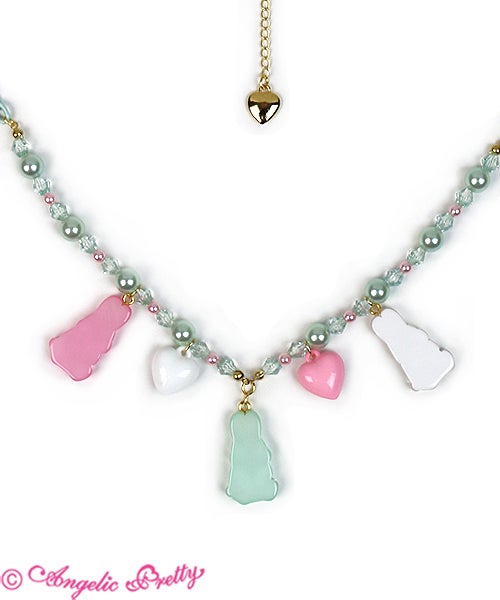 Gummy Bunny Necklace by Angelic Pretty