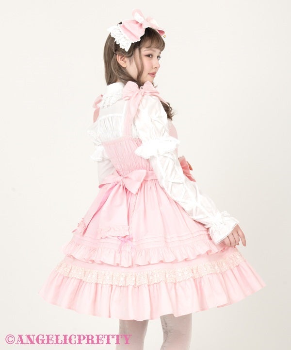 Ribbon Shirring JSK (2025 2nd release) by Angelic Pretty