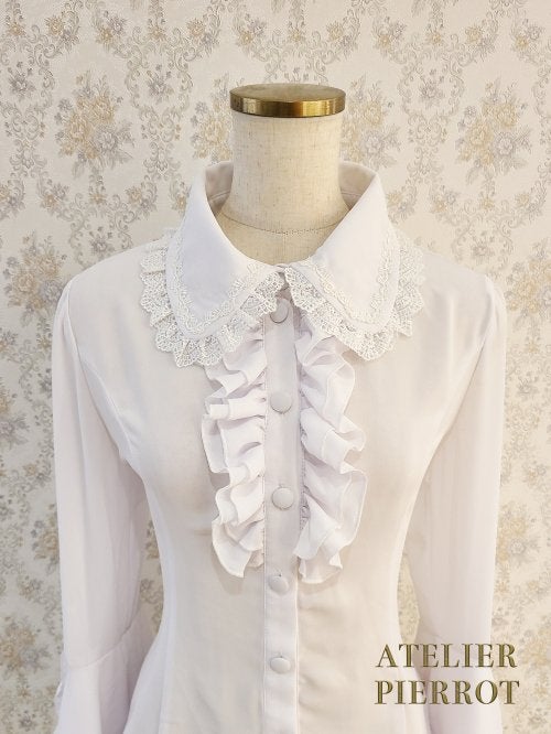 Louise Jabot Blouse (2023) by Atelier Pierrot