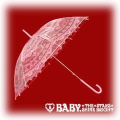Lace Print Clear Umbrella by Baby, the Stars Shine Bright