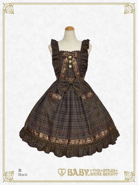 Chocolate Check JSK by Baby, the Stars Shine Bright