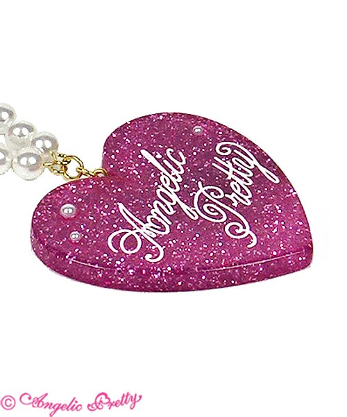 Deco Heart Necklace (2020 2nd Release) by Angelic Pretty