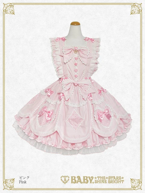 m*i様 BABY,♡オフ白ハートレースJSK♡難あり m*i様 BABY,♡オフ白