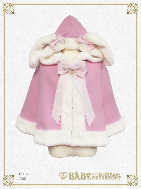 BABY. くみゃちゃんのくまみみフードケープ Kumya's Bunny Ear Hoodie Cape by Baby, the Stars Shine Bright
