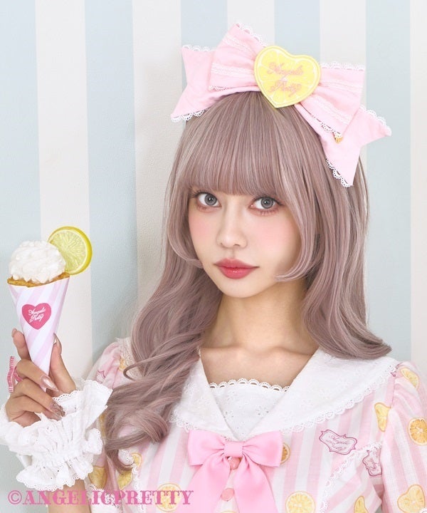 Delicious Lemonade Head Bow by Angelic Pretty