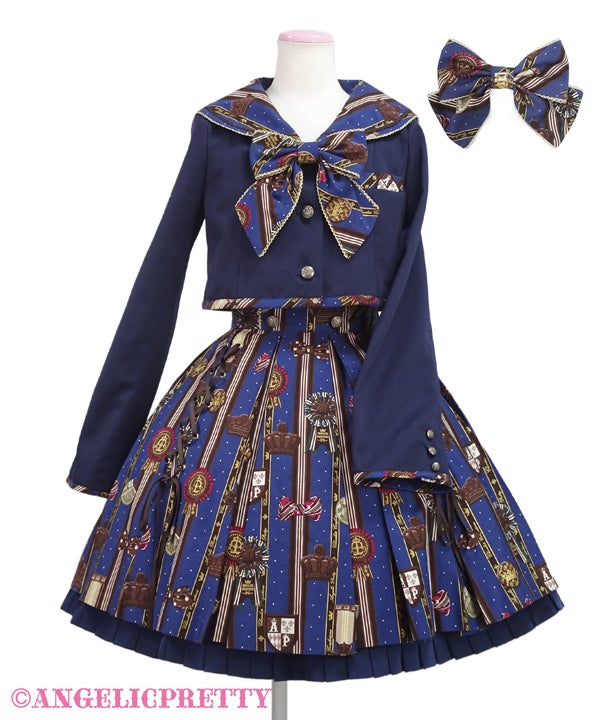 Chocolate Rosette School Set by Angelic Pretty