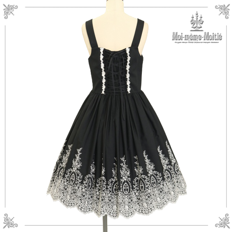 と*ん様 Moi-même-Moitié Rose Garden刺繍ジャンパース Rose Garden Embroidery JSK by Moi-même-Moitié